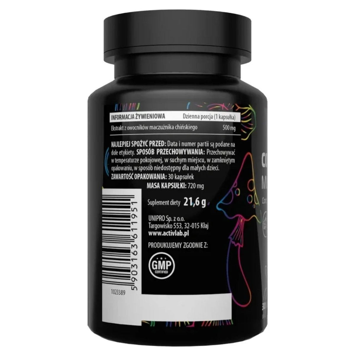 Activlab Cordyceps Mushroom - 30 Capsules