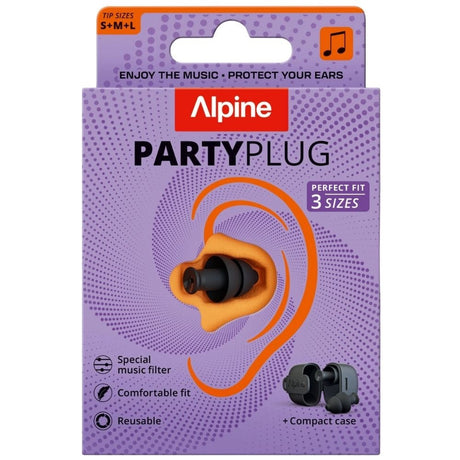 Alpine PartyPlug Multisize - Black (3 Sizes)