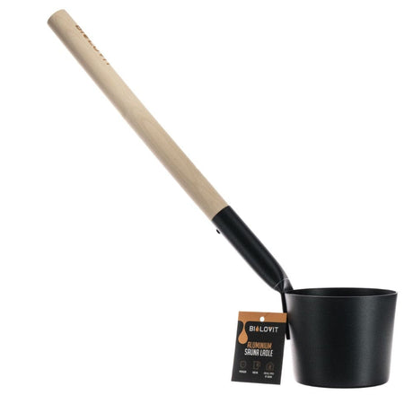 Bilovit Aluminium Sauna Spoon - Black