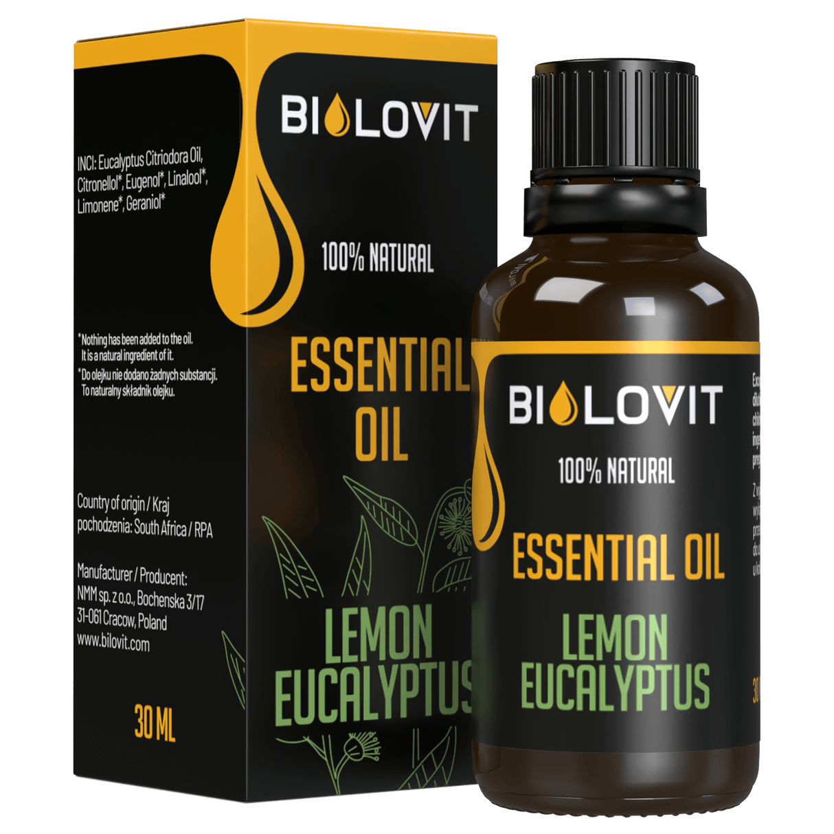 Bilovit Lemon Eucalyptus Essential Oil - 30 ml