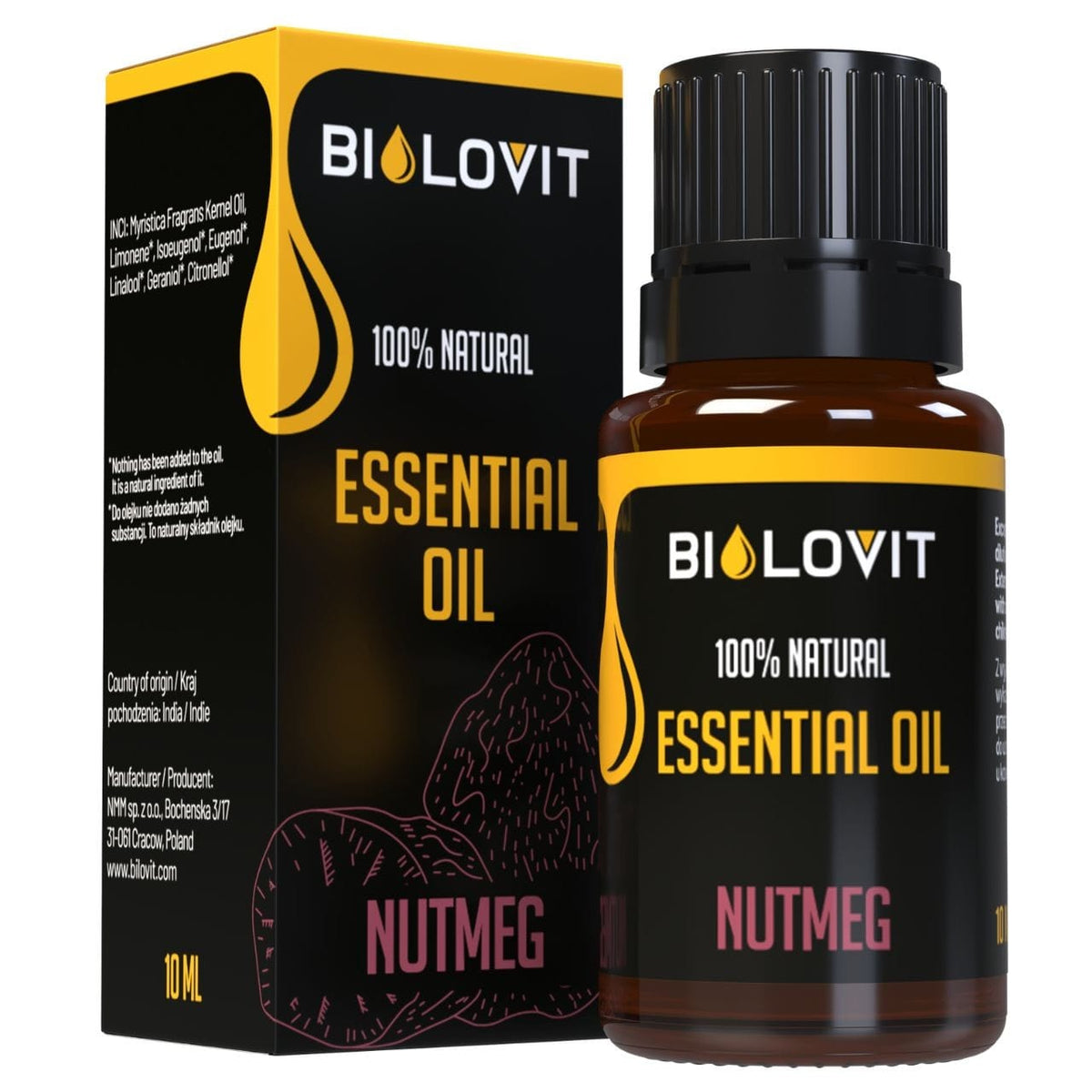 Bilovit Nutmeg Essential Oil - 10 ml