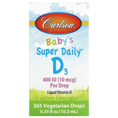Carlson Labs Super Daily D3 For Baby 400 IU - 10,3 ml