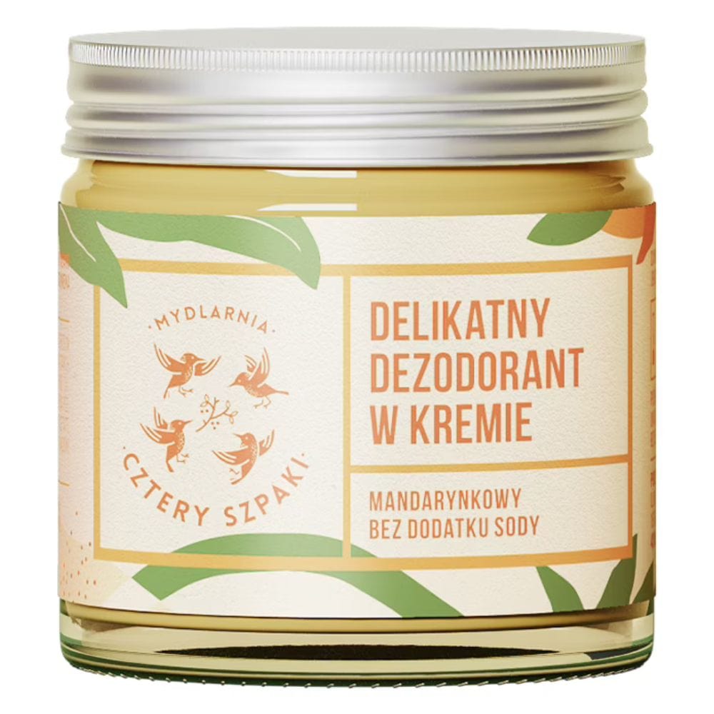 Cztery Szpaki Cream Deodorant Soda-free, Tangerine  - 60 ml