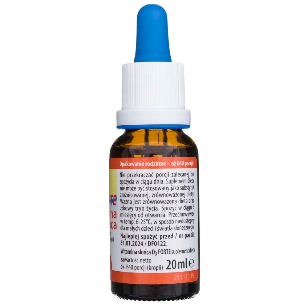 Dr. Jacob's Vitamin D3 FORTE, drops - 20 ml