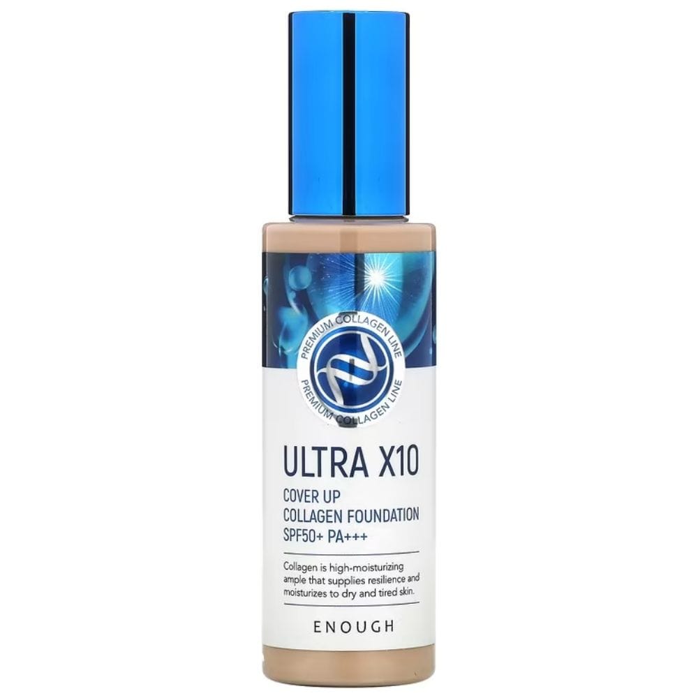 Enough Ultra X10 Cover Up Moisturising Foundation with SPF50+ Shade 23 - 100 g