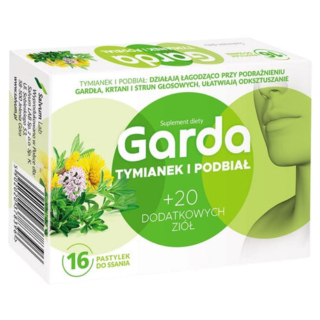 Garda Thyme and Coltsfoot - 16 Lozenges