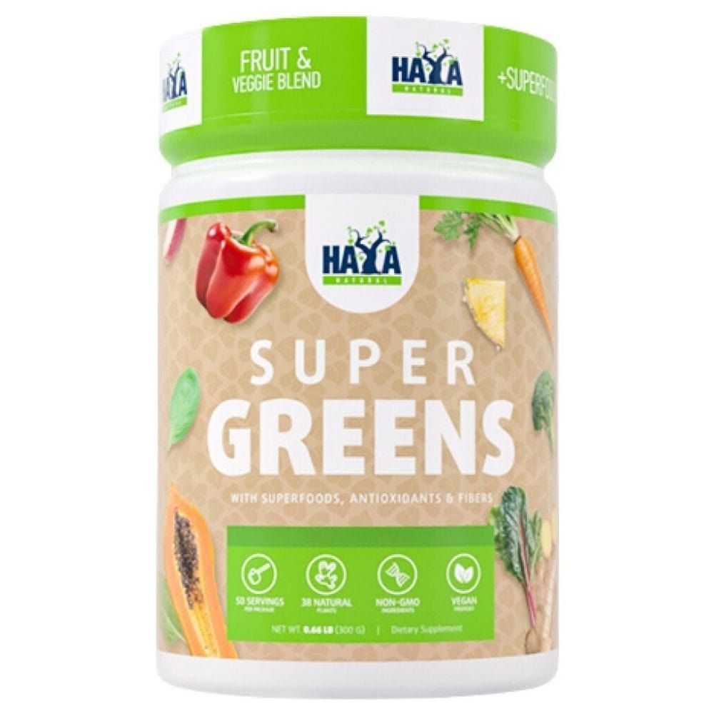 Haya Labs Super Greens, Apple Shake - 300 g