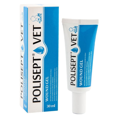JM Sante Polisept Vet Wound Gel Dressing for Dogs and Cats - 30 ml