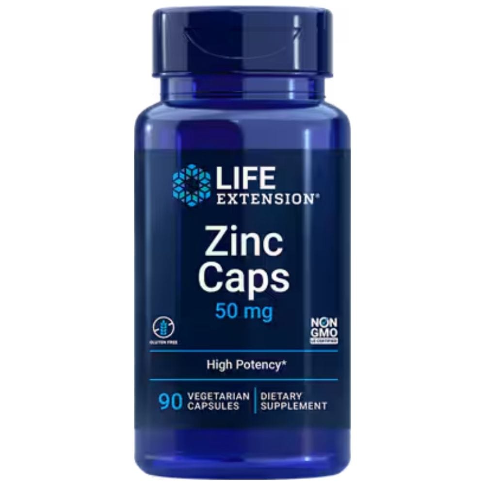 Life Extension Zinc 50 mg - 90 Capsules