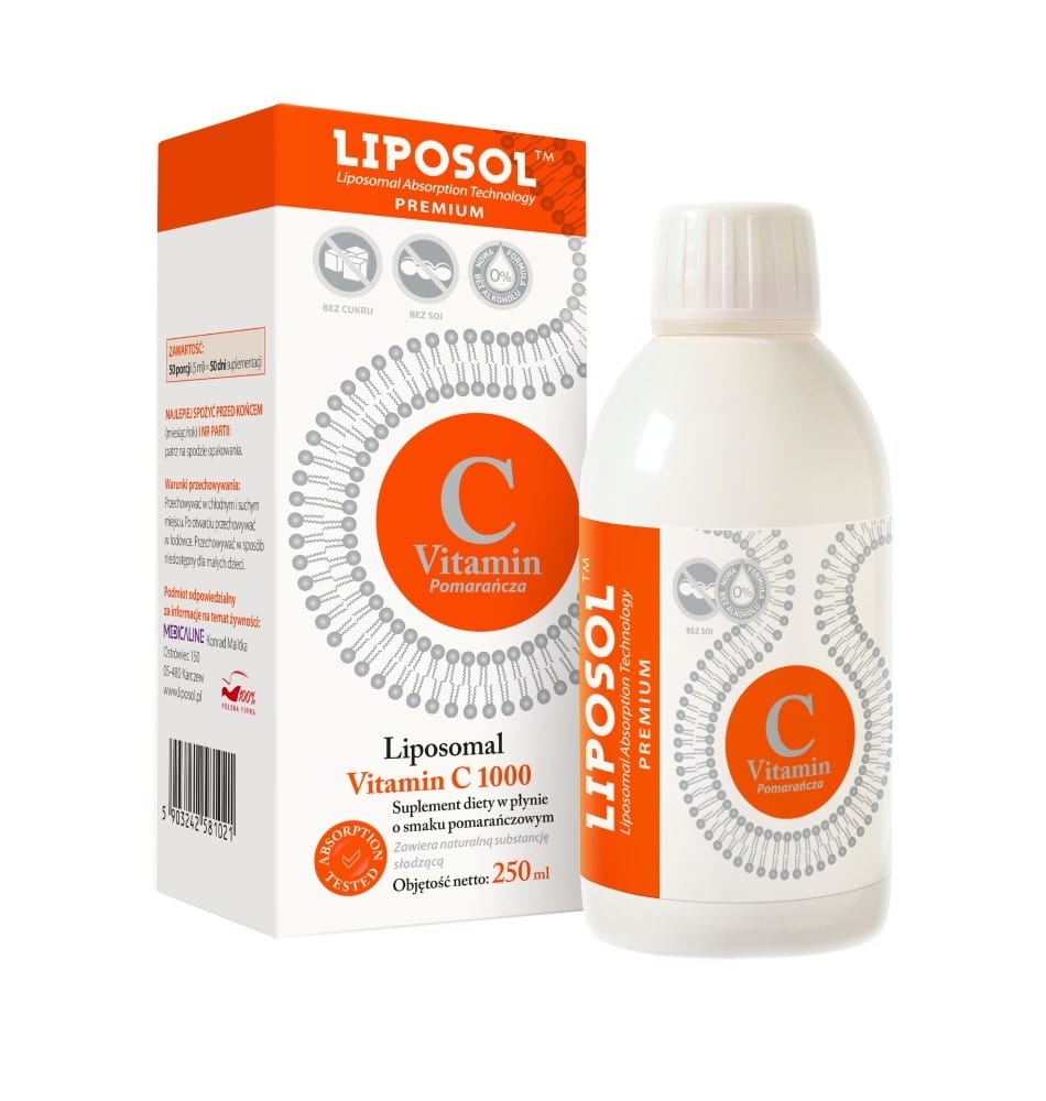 Liposomal Vitamin C 1000 (Buffered), Orange - 250 ml