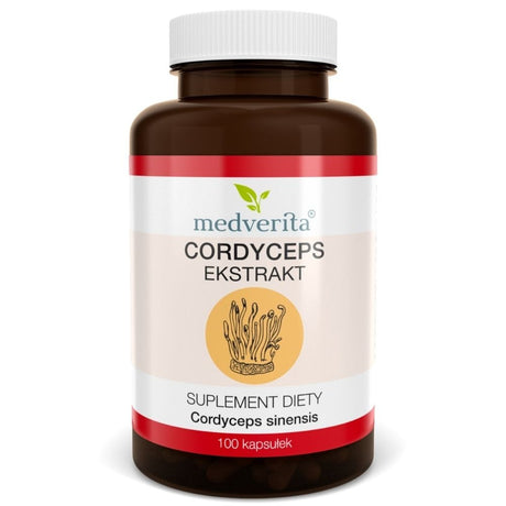 Medverita Cordyceps 500 mg - 100 Capsules