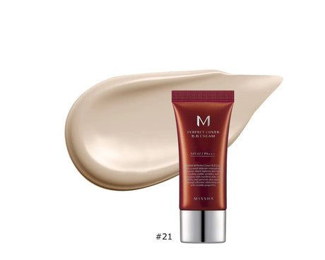 Missha M Perfect Cover B.B Cream SPF 42 PA+++ NO.21 Light Beige - 20 ml