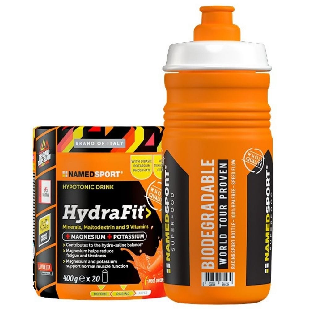 Namedsport HydraFit, Hypotonic Drink, Orange - 400 g