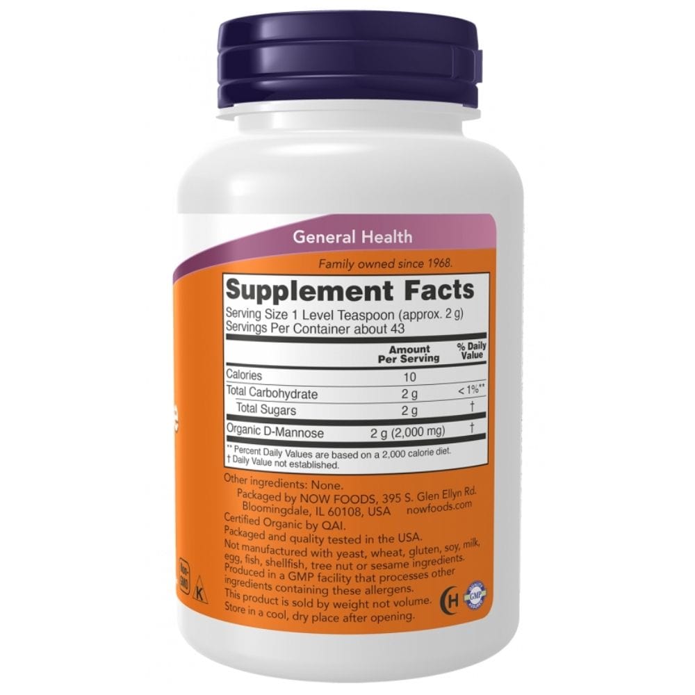 Now Foods D-Mannose Pure Powder - 85 g