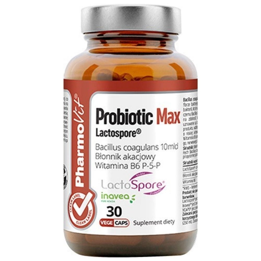 PharmoVit Probiotic Max Lactospore - 30 Capsules