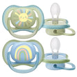 Philips Avent Ultra Air Pacifier, 0-6 Months, Boy - 2 Pieces