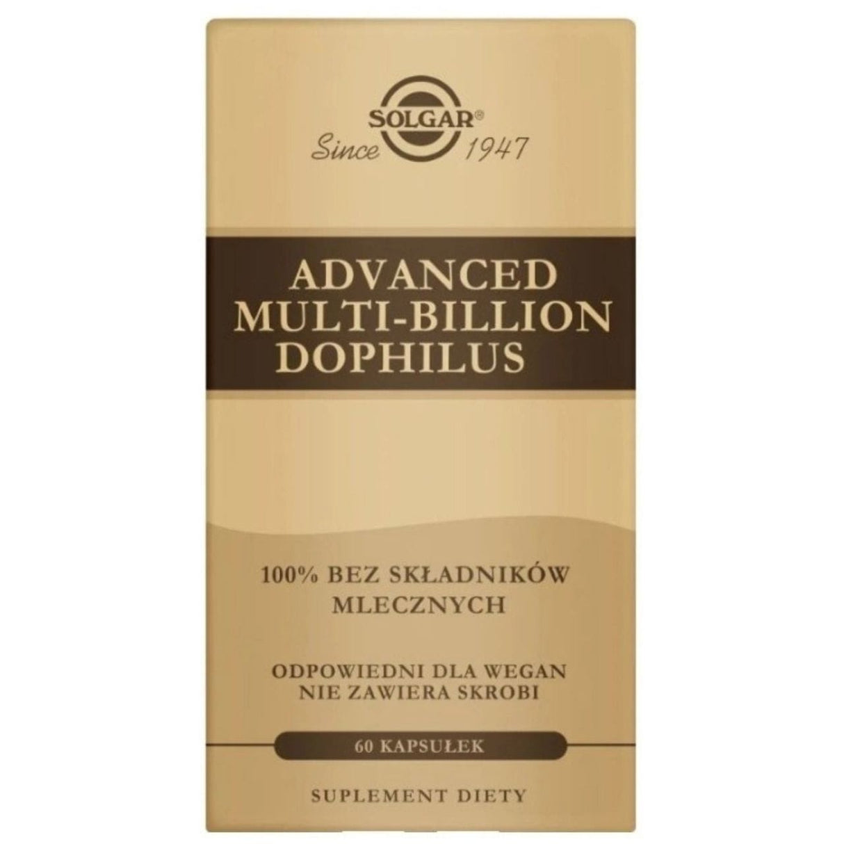 Solgar Advanced Multi-Billion Dophilus, Probiotic - 60 Capsules