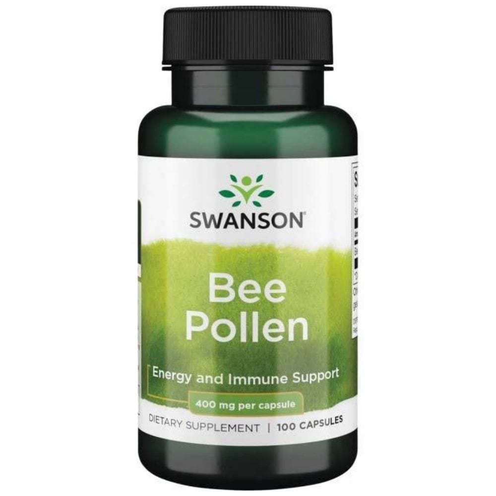 Swanson Bee Pollen 400 mg - 100 Capsules