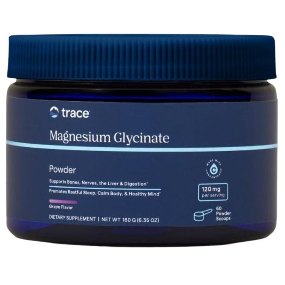 Trace Minerals Magnesium Glycinate, Grape - 180 g