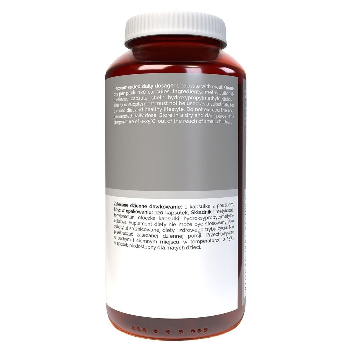 Vitaler's MSM (Organic Sulfur) 700 mg - 120 Capsules