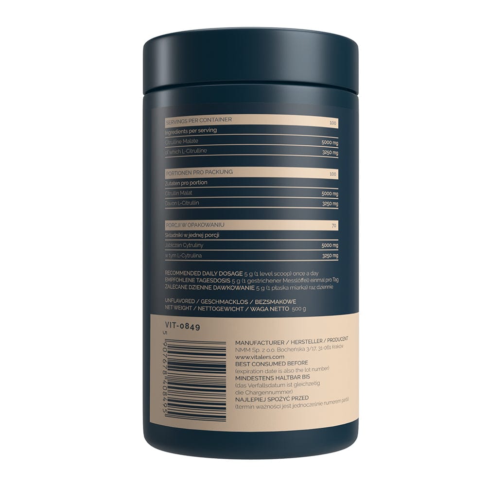 Vitaler's Sport Citrulline (L-Citrulline Malate), Powder - 500 g