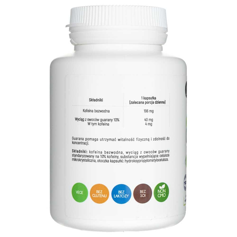 Aliness Caffeine 200 mg - 100 Veg Capsules