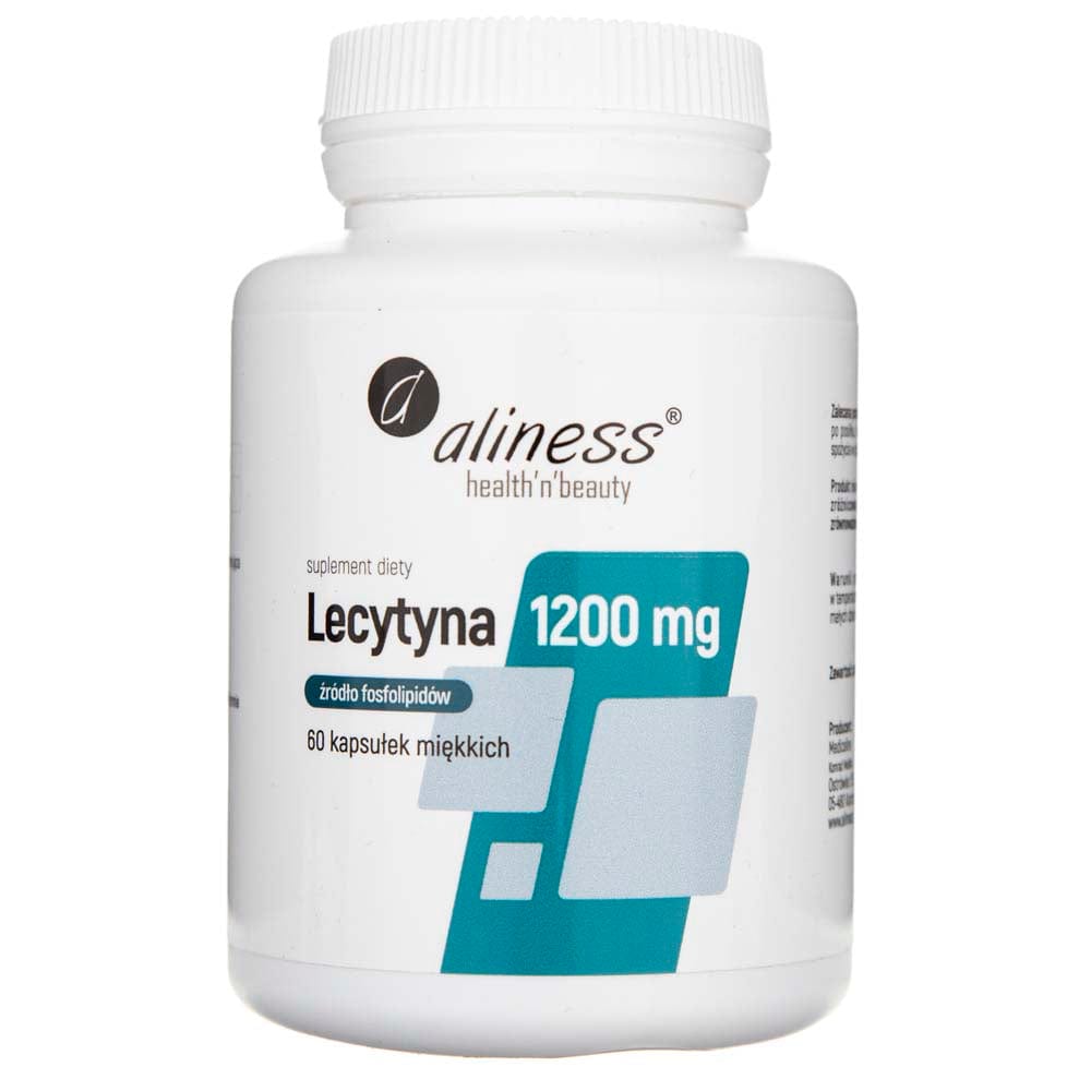 Aliness Lecithin Forte 1200 Mg - 60 Capsules - Complément Alimentaire à Base De Lécithine