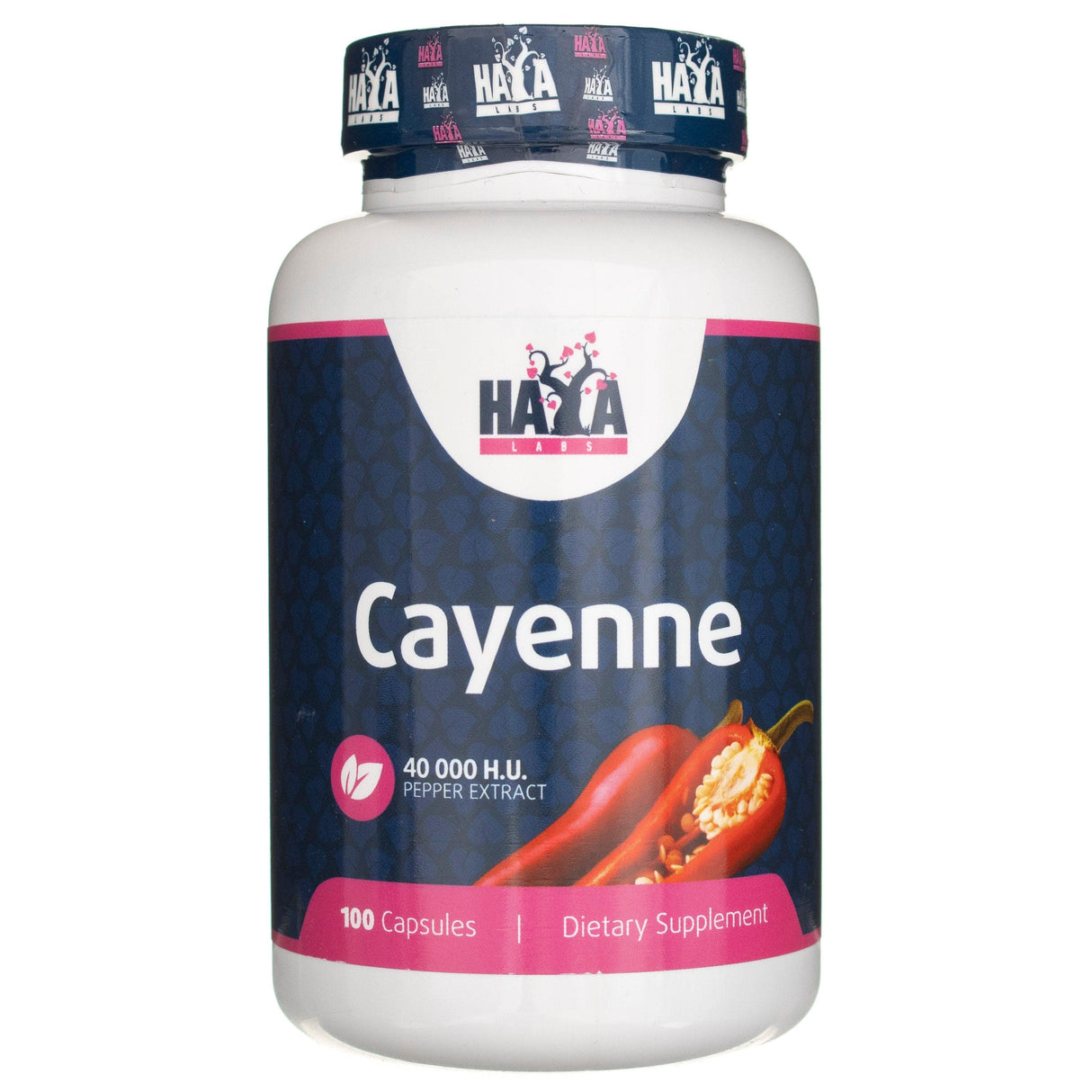 Haya Labs Cayenne Pepper Extract - 100 Capsules