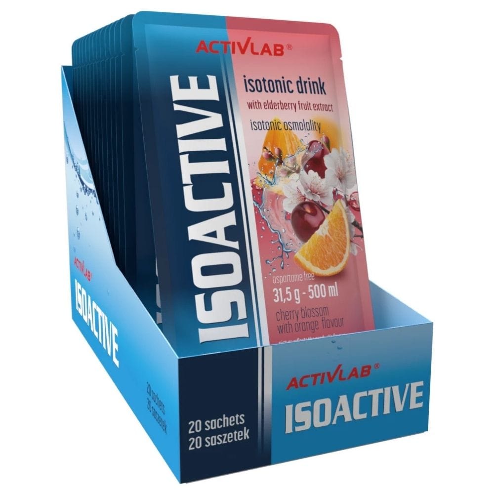 Activlab Isoactive Isotonic with Elderberry, Cherry Blossom with Orange - 20 Sachets