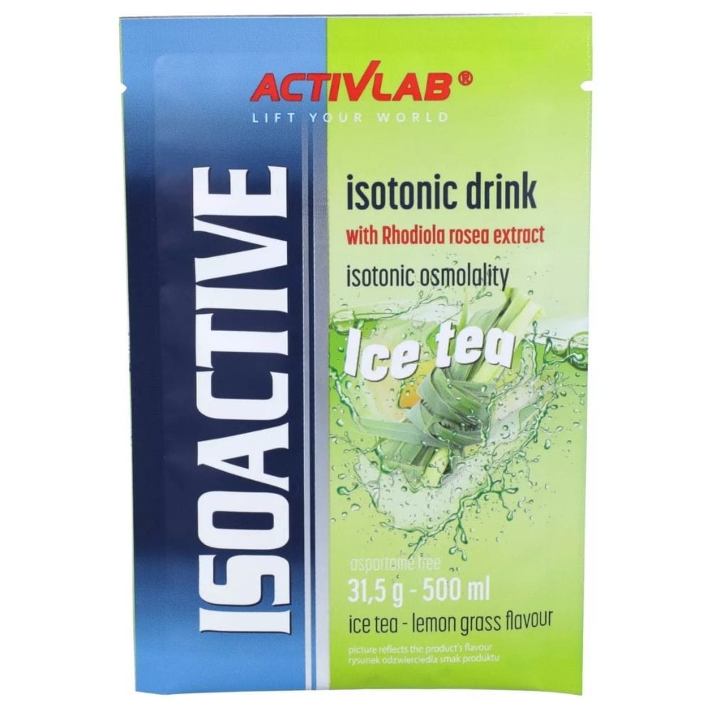 Activlab Isoactive Isotonic with Rhodiola, Lemongrass Tea - 20 Sachets