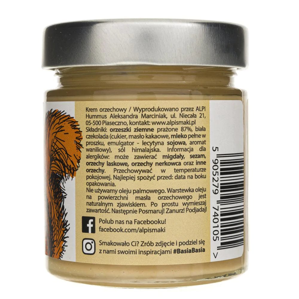 Alpi Basia Basia Peanut Cream with White Chocolate - 210 g