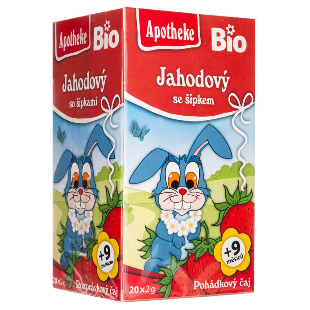 Apotheke Bio Tea for Children Wild Rose and Strawberry - 20 Sachets