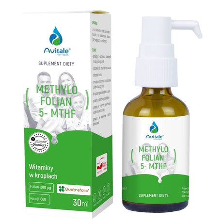 Avitale MethyloFolian (Quatrefolic) 5-MTHF 200 mcg - 30 ml