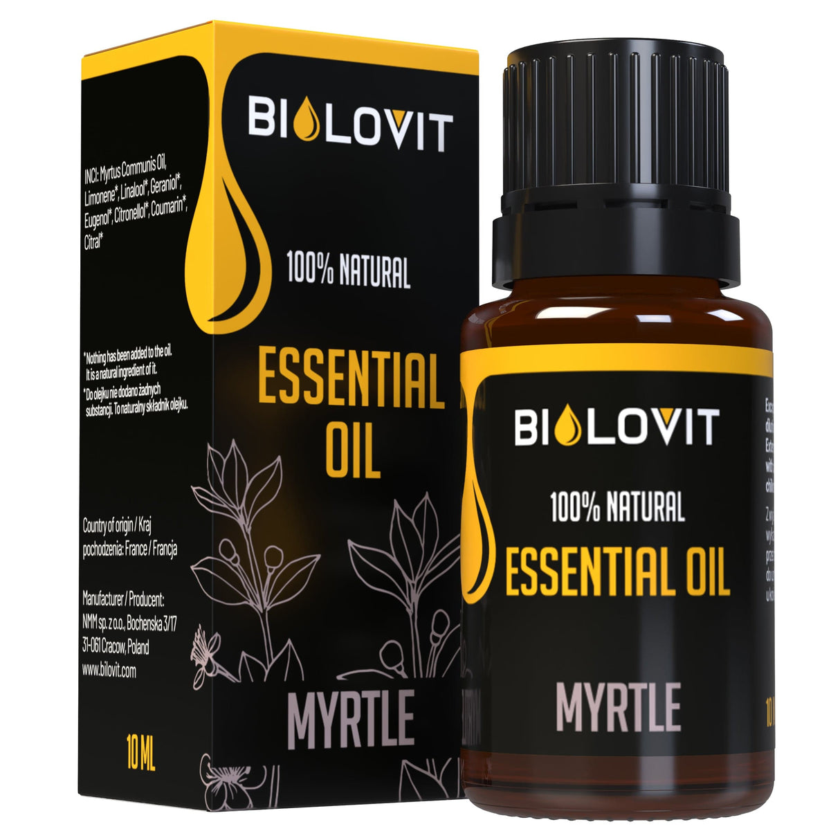Bilovit Myrtle Essential Oil - 10 ml