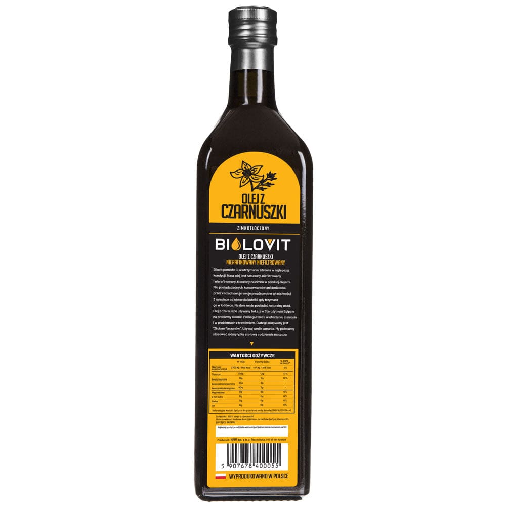 Bilovit Nigella Oil Cold Pressed - 1000 ml