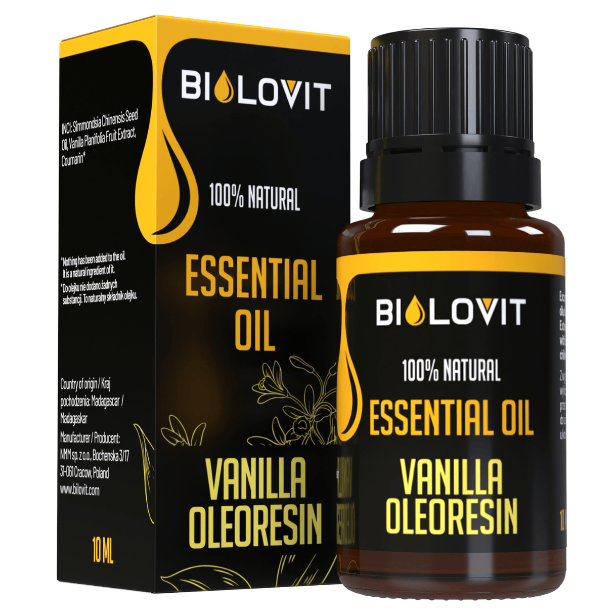 Bilovit Vanilla Essential Oil - 10 ml