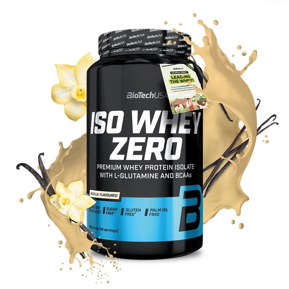 BioTech USA Iso Whey Zero Isolate, Vanilla Flavoured - 908 g