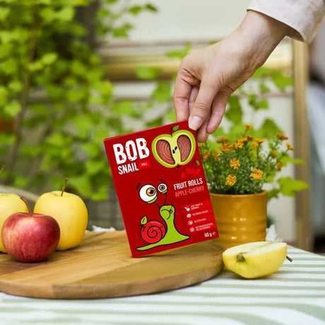 Bob Snail Fruit Rollsy, Apple-Cherry - 60 g