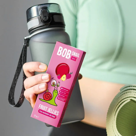 Bob Snail Pear-Raspberry-Beetroot Fruit Jellies with No Added Sugar - 27 g