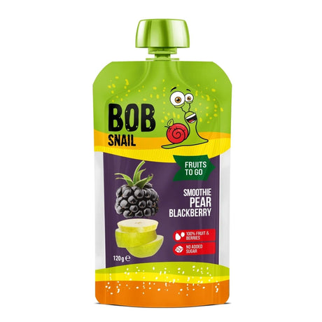 Bob Snail Smoothie Pear & Blackberry Sugar Free - 120 g