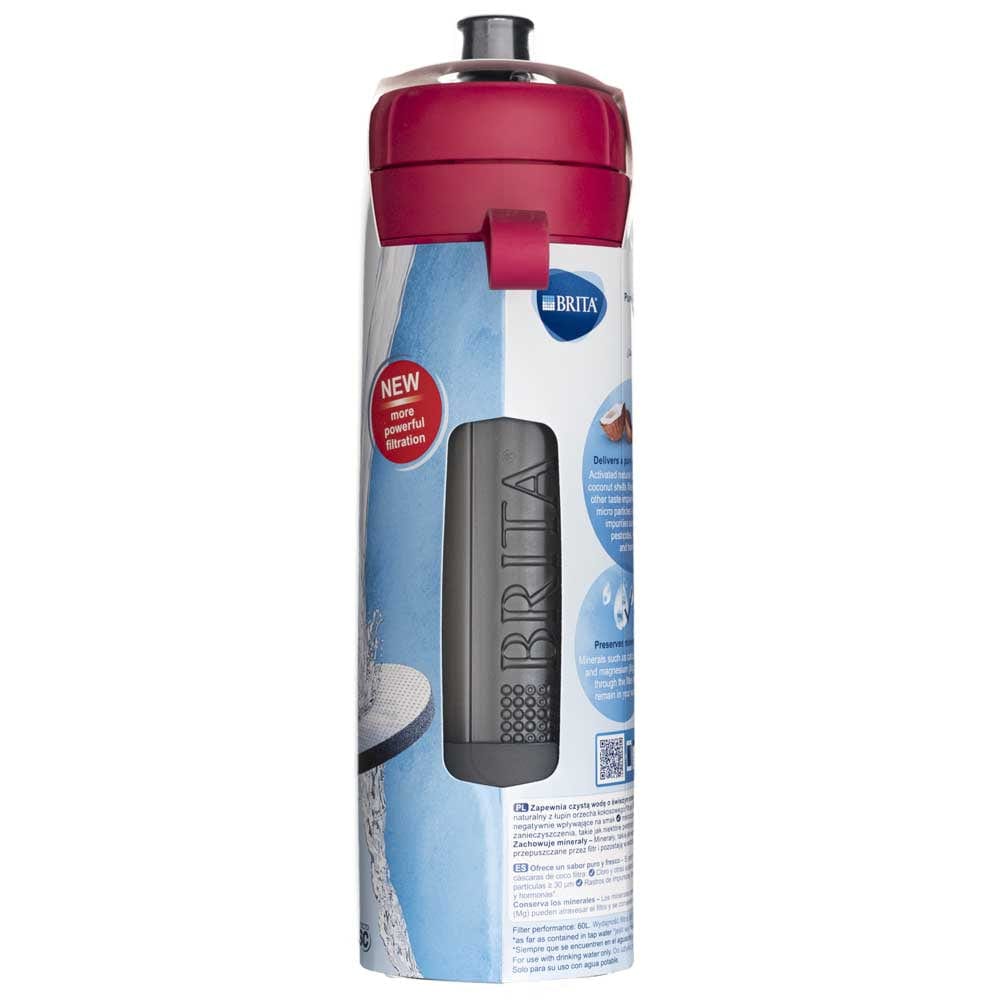 Brita Fill & Go Active Water Filtration Bottle Pink - 0.6 L