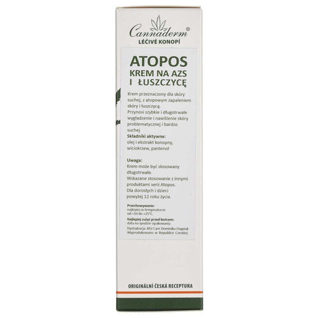 Cannaderm Atopos Cream for AD and psoriasis - 75 g