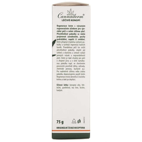 Cannaderm Regenerace Regenerating Cream - 75 g