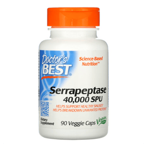 Doctor's Best Serrapeptase 40,000 SPU - 90 Capsules