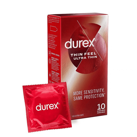Durex Feel Ultra Thin Condoms - 10 pieces