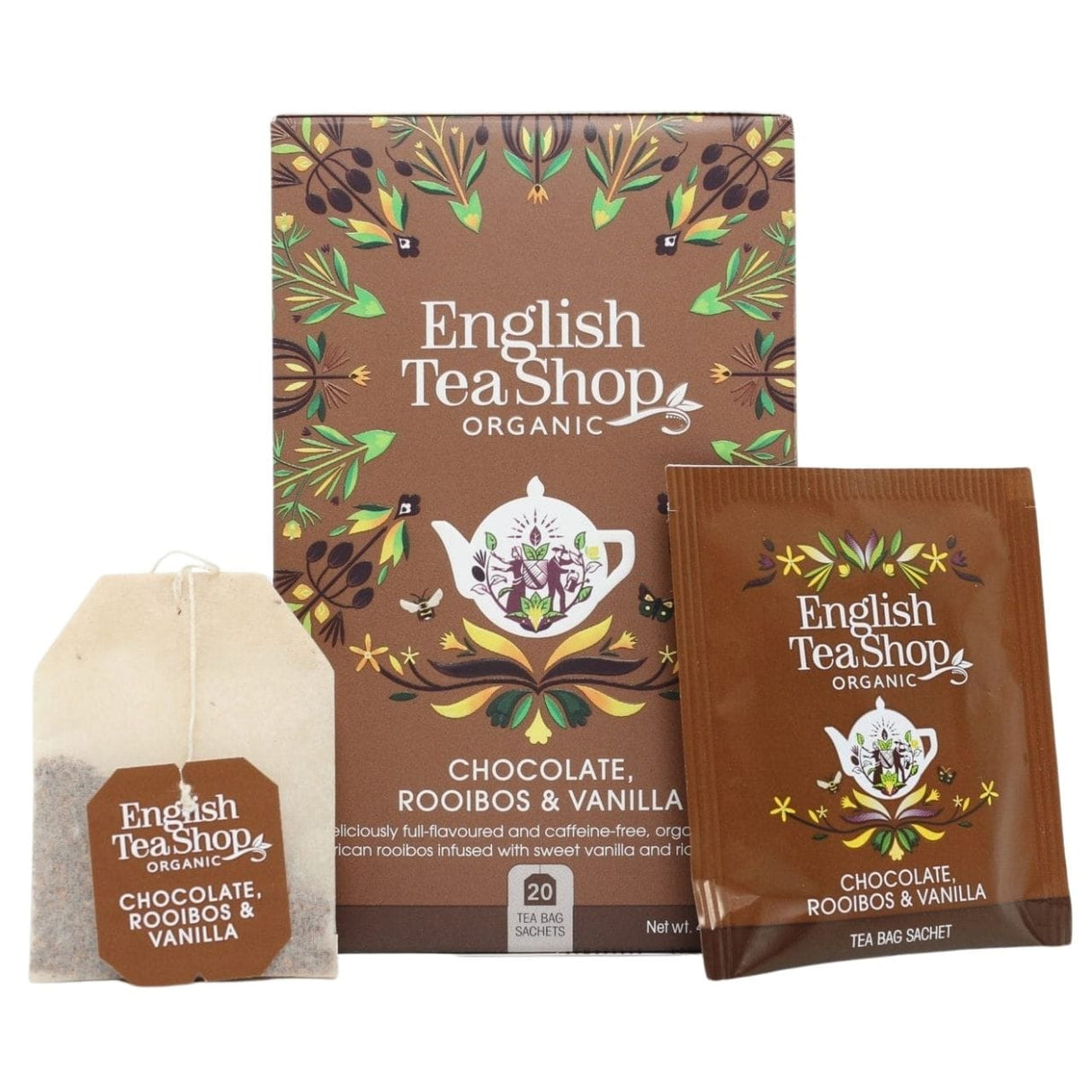 English Tea Shop Chocolate, Rooibos & Vanilla – 20 Sachets