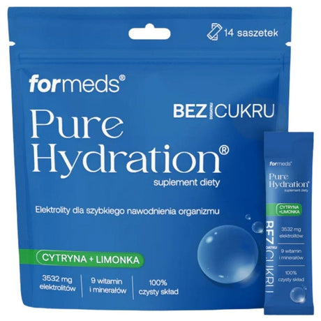 Formeds Pure Hydration Electrolytes, Lemon + Lime - 14 Sachets