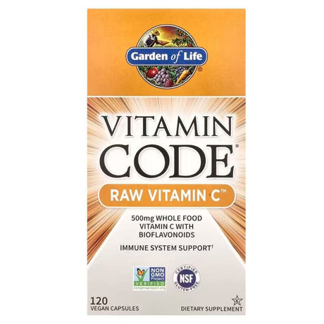 Garden of Life Vitamin Code RAW Vitamin C - 120 Capsules