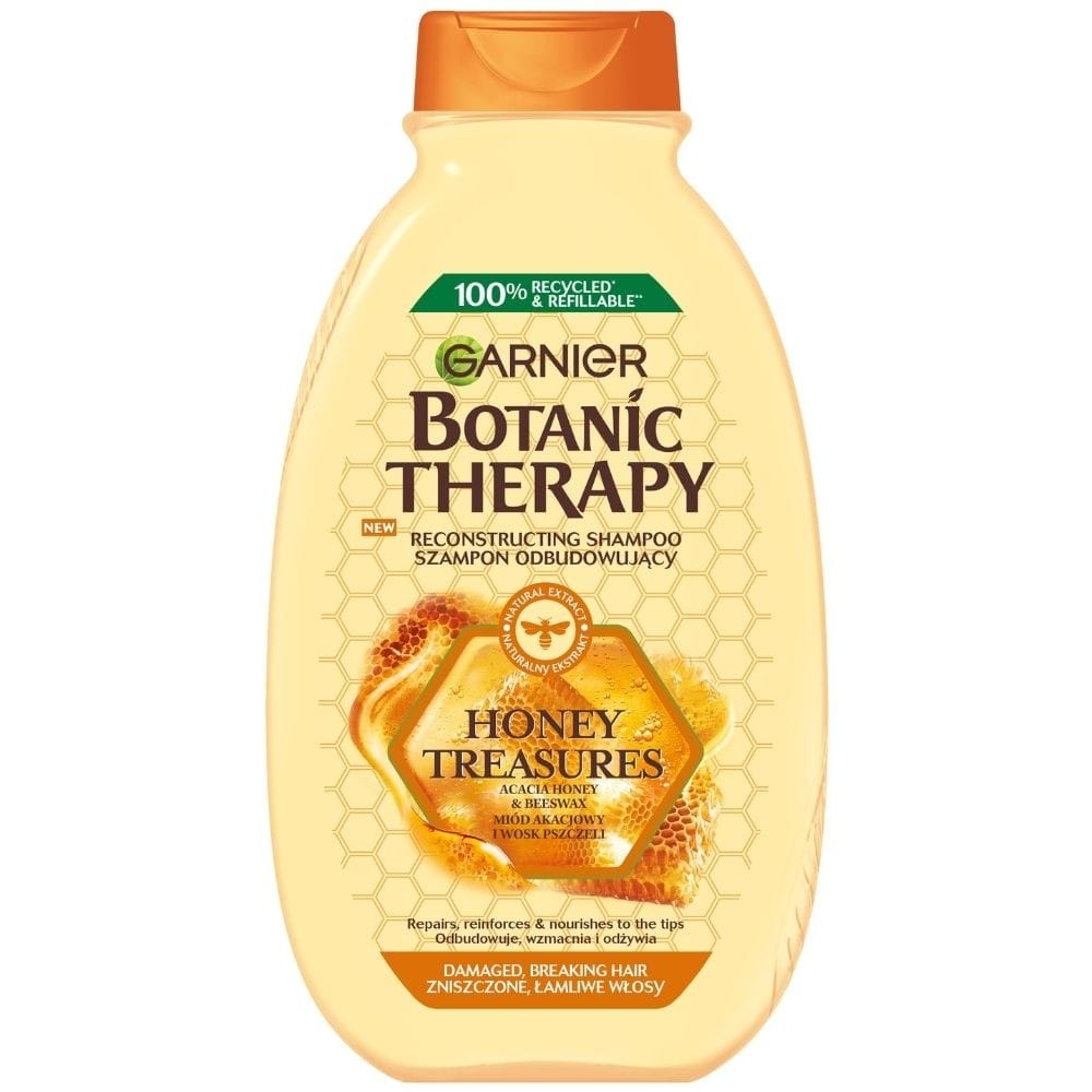 Garnier Botanic Therapy Shampoo, Honey and Propolis - 400 ml