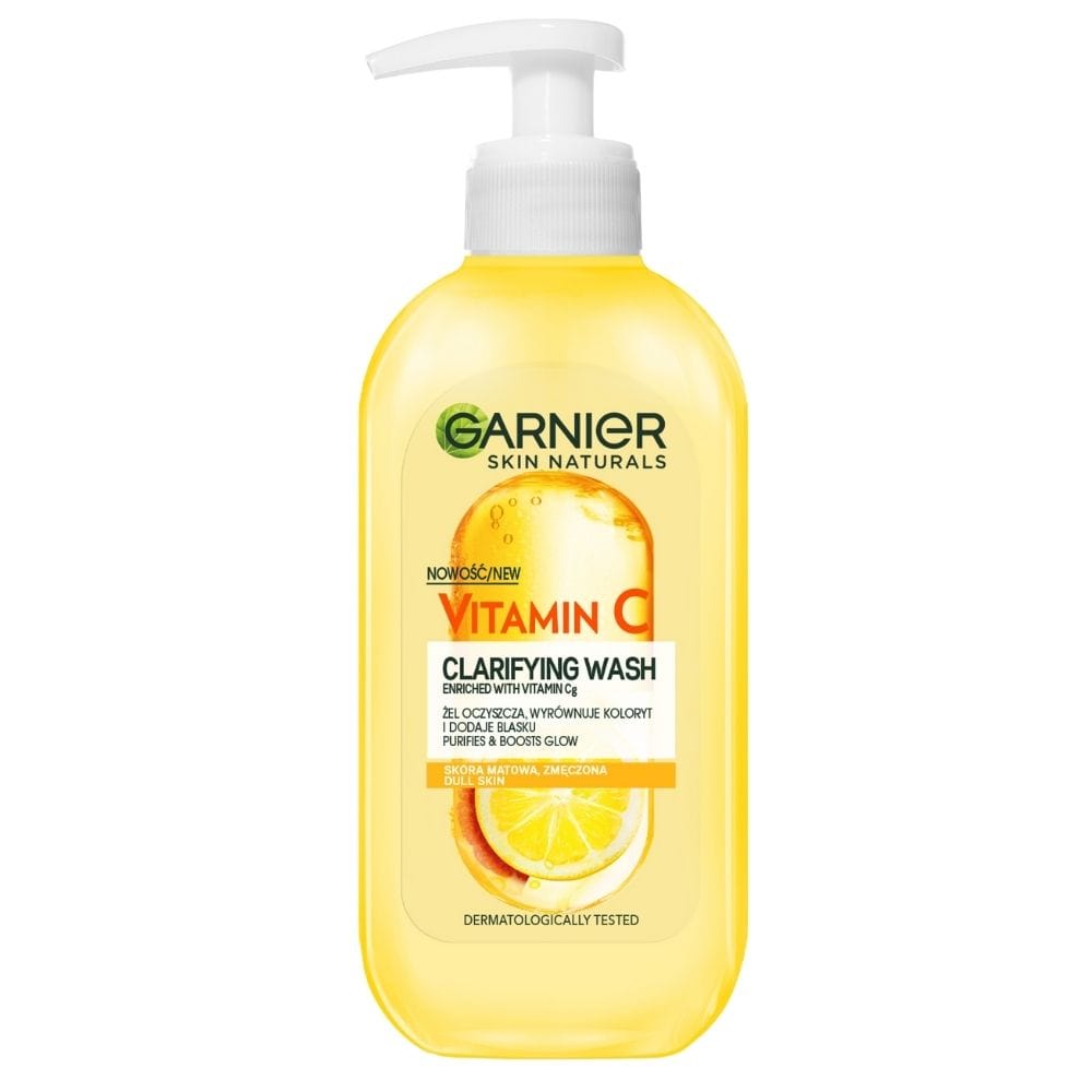 Garnier Vitamin C Cleansing Gel for Dull and Tired Skin - 200 ml